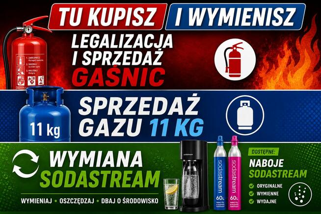 Legalizacja i sprzedaż gaśnic