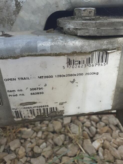 Przyczepka brenderup mt2600