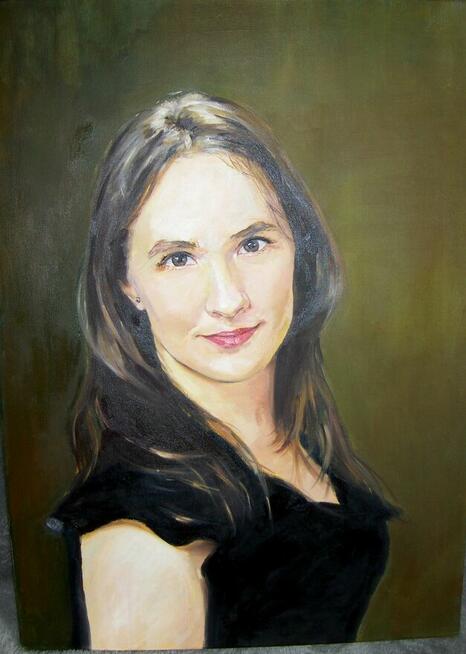Portret olejny na podstawie zdjęcia