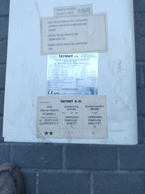 Kocioł gazowy termet
