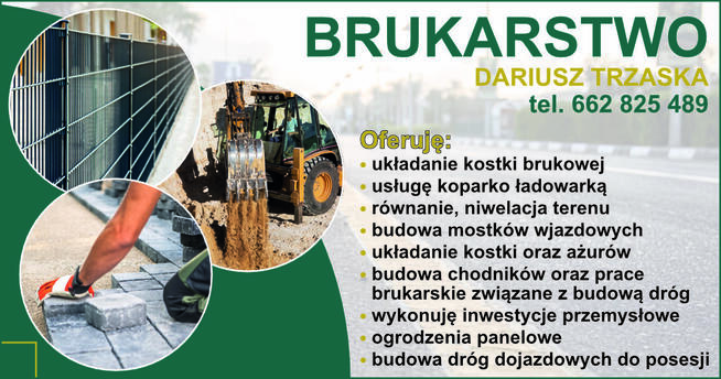 Zatrudnię brukarza pomocnika do ogrodzeń tygodniówki