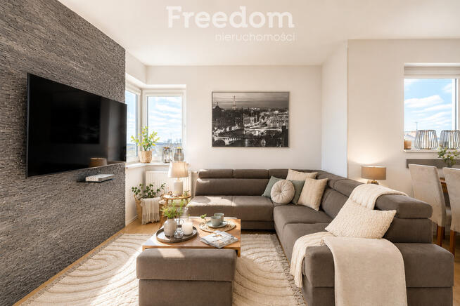 5 pokoi dwupoziomowe komórka balkon