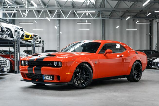 Dodge Challenger SRT Hellcat 6.2 V8 HEMI 717KM. Bezwypadkowy. Widebody.