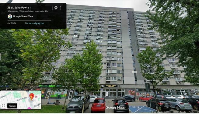 Kawalerka przy Jana Pawła II 26, Warszawa