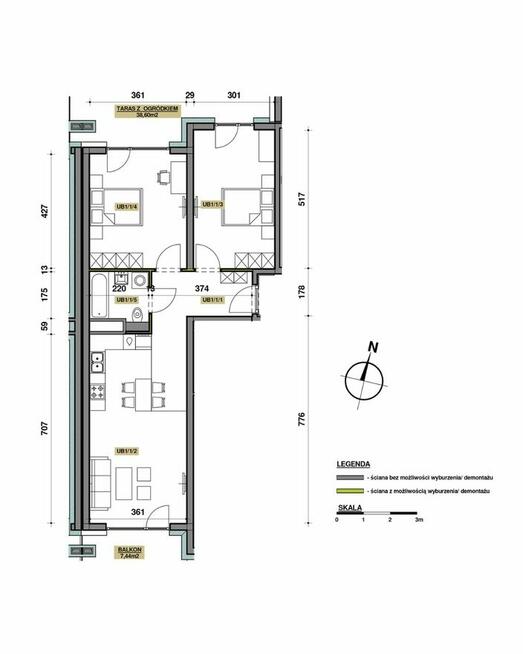 Lokal z ogródkiem 68 m² | parter | Sandomierz |