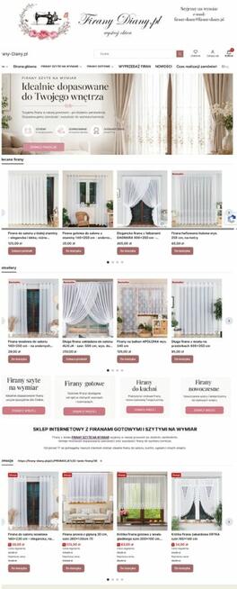 Firany, Komplet paneli, sklep z firanami, firany gotowe