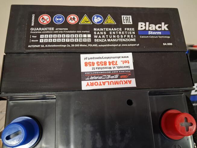 Akumulator BlackStorm 12V 40Ah 330A