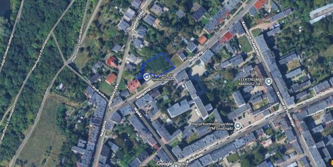 Działka budowlana centrum miasta Grudziądza