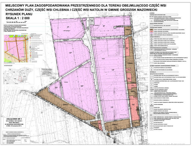 Działka przemysłowa Chlebnia gm. Grodzisk Mazowiecki,