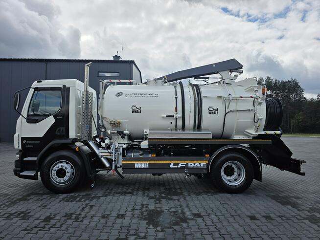 DAF WHALE WUKO KOMBI DO CZYSZCZENIA KANAŁÓW WUKO asenizacyjny separator beczka odpady czyszczenie ka
