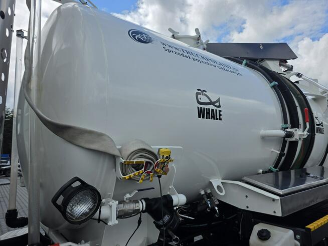 DAF WHALE WUKO KOMBI DO CZYSZCZENIA KANAŁÓW WUKO asenizacyjny separator beczka odpady czyszczenie ka