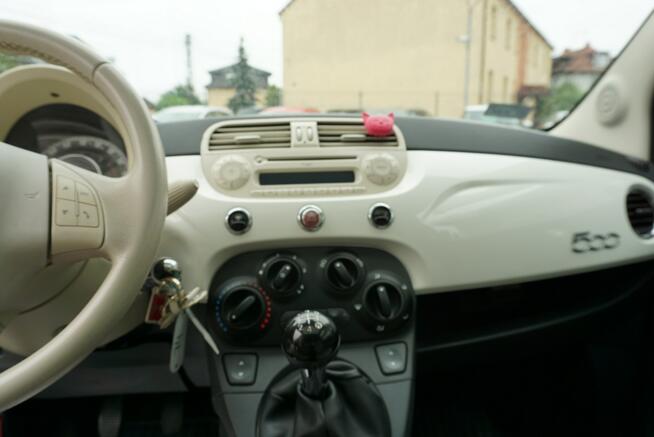 Fiat 500 zarejestrowany, ubezpieczony