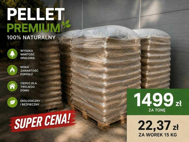 Pellet Premium A1 Czysty, bez piasku i spieków! Faktura VAT