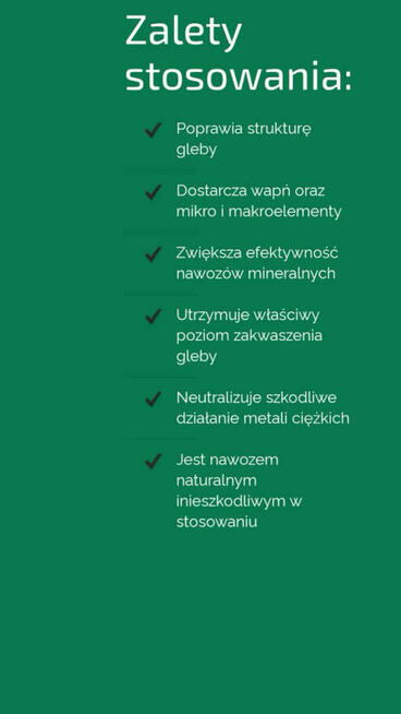 Wapno Nawozowe granulowane, Kreda magnezowa wysokiej jakości