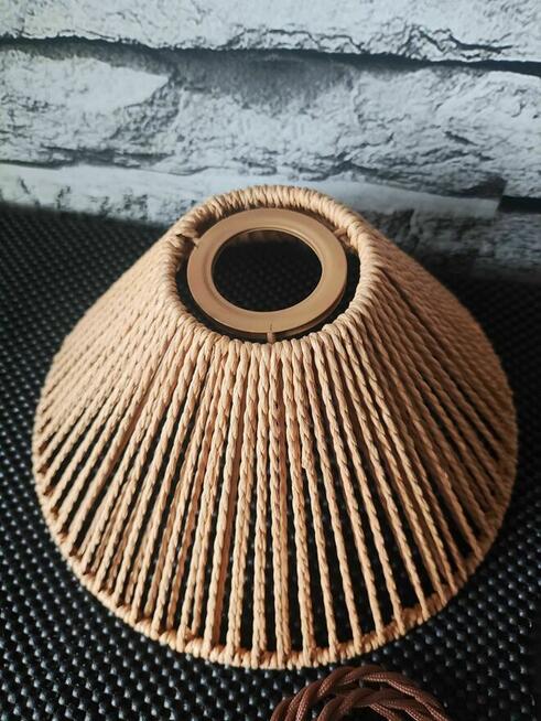 Lampa Wisząca Metalowa Pleciona Boho sufitowa na sufit