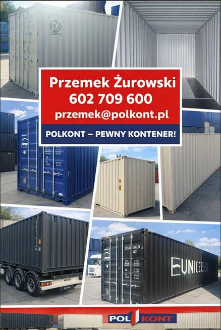 Kontener morski 20 DV / 6 metrów, używany
