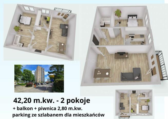 Panorama miasta /10 piętro/ 42,2m/ Elbląg 12lutego