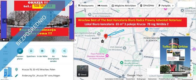 Wrocław Sky Tower Super Lokalizacja okazja KRZYKI GAJOWICE mieszkanie 3 Balkon w OSTATNIA okazja