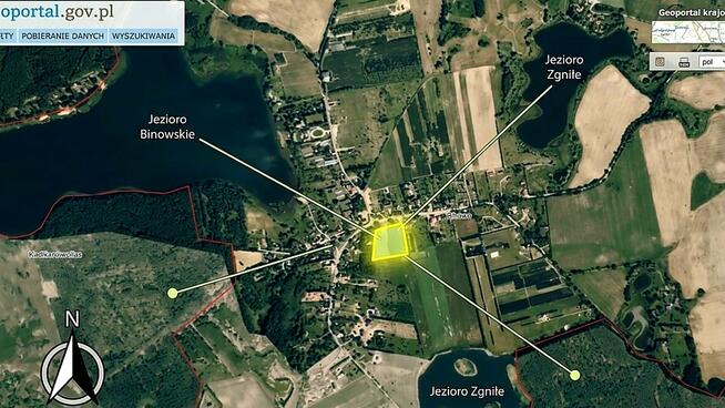Działka budowlana Binowo gm. Stare Czarnowo
