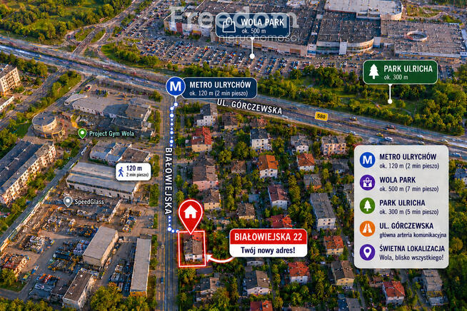 Dom wolnostojący Wola | 120 m do metra Ulrychów