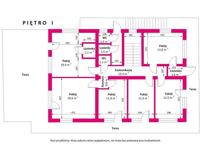 Dom 20 pokoi, 394 m² z potencjałem nad morzem.