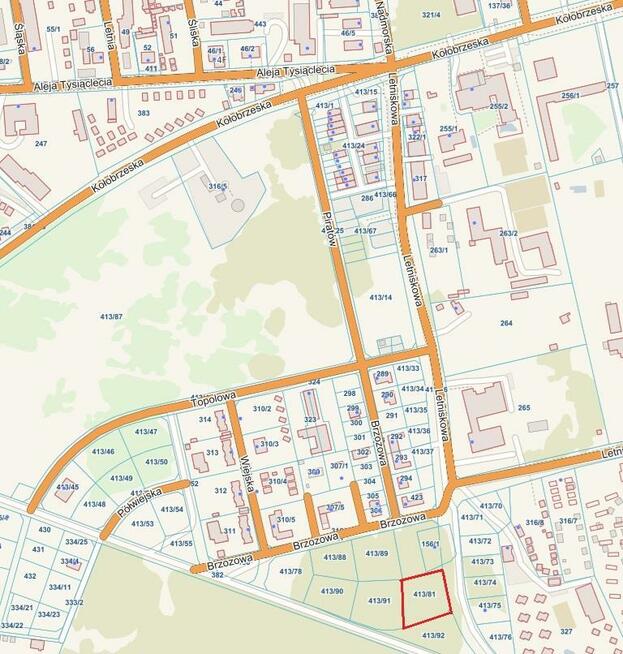 Działka budowlana Mrzeżyno gm. Trzebiatów
