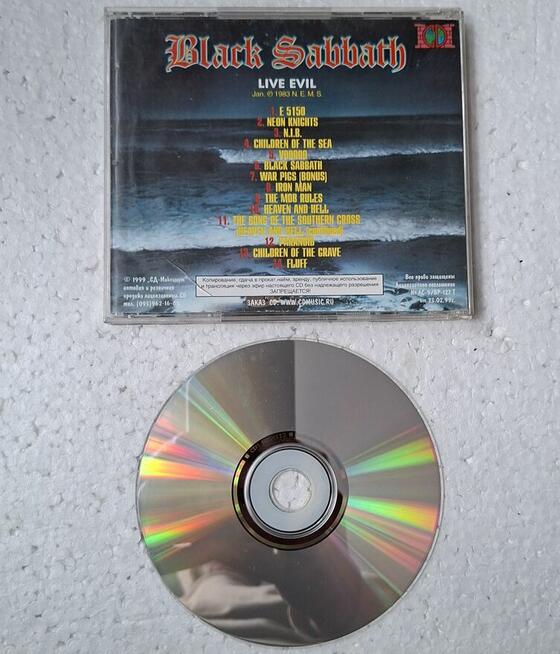Black Sabbath . Live Evil . CD .