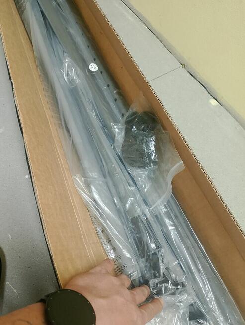 Markiza pionowa 120 x 310 cm popiel