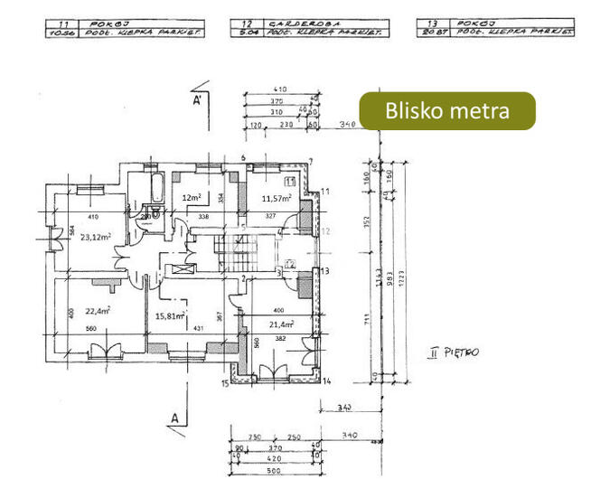 Dom blisko st. metra Wilanowska