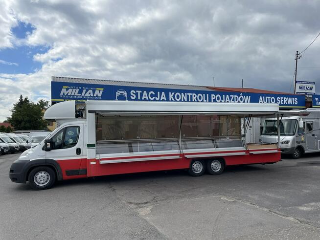 Fiat Ducato Autosklep wędlin Gastronomiczny Food Truck Foodtruck Sklep Borco TOP