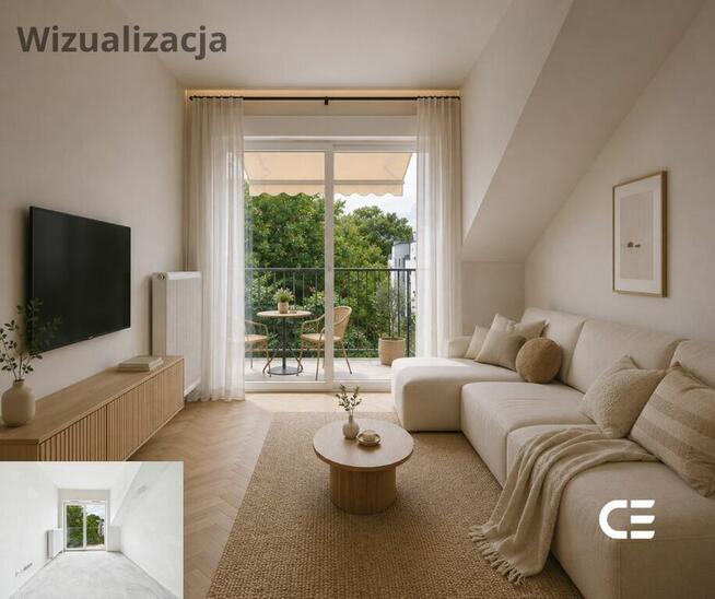 2 pokoje | Balkon - widok na zieleń | Księże Małe