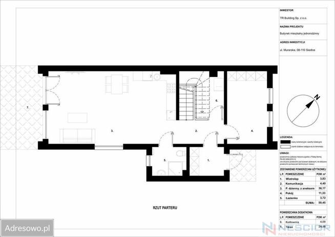 Na sprzedaż dom o powierzchni 123m2- Siedlce