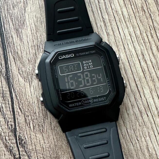 Zegarek Casio W800H-1B Czarny Szczecin