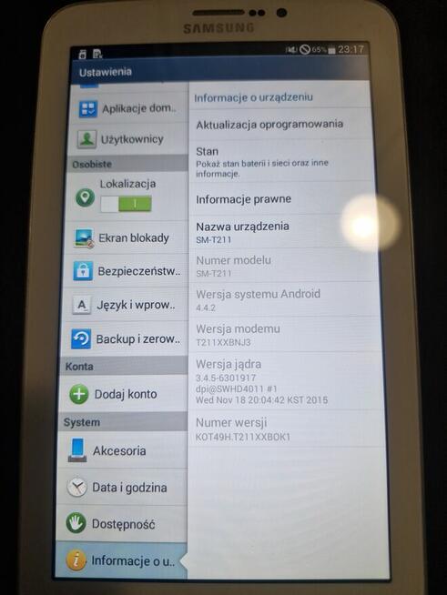 Samsung Galaxy Tab 3 SM-T211 – Sprawny, zestaw z ładowarką