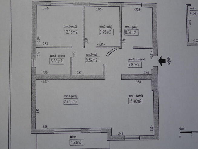 Do wynajęcia mieszkanie 90m2 4 pokojowe