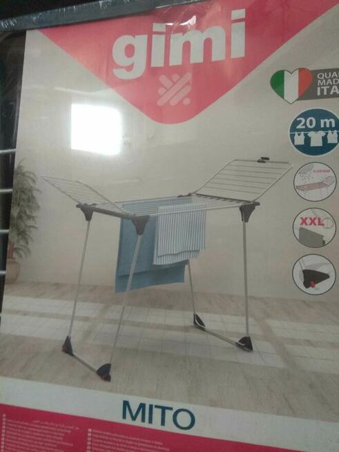 Rozkładana, aluminiowa suszarka na pranie