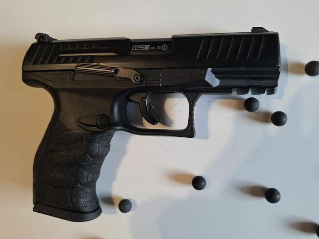Wiatrówka Pistolet Walther PPQ M2 T4E CO2 RAM, 3 magazynki.