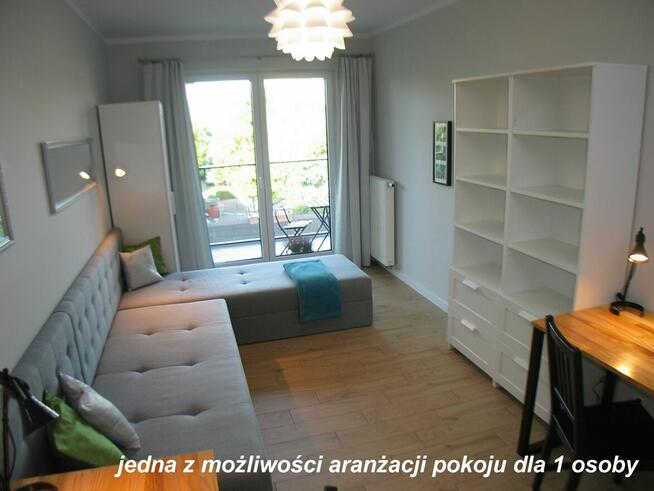 Nowoczesny, bardzo duży-18m2-wygodny pokój z balkonem / wys.