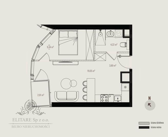 Apartament 36,60m2 ogrzewanie miejskie /Szczepin tuż obok Rynku