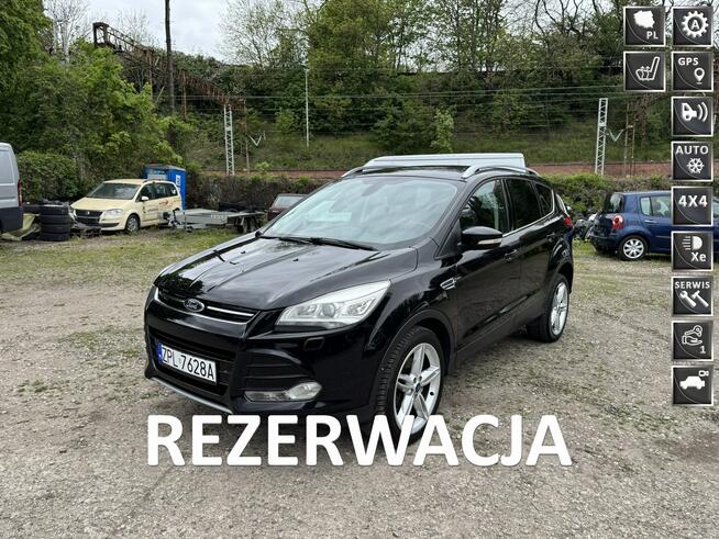 Ford Kuga 2.0TDCi-163km-AUTOMAT-4WD-Bezwypadkowy-Navi-Kamera-Ksenon-El.Klapa-PDC