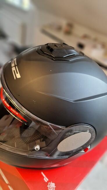 Kask Motocyklowy LS2 FF908 Szczękowy, Czarny Mat