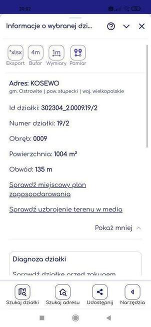 Działka letniskowa pomiędzy dwoma jeziorami Kosewo