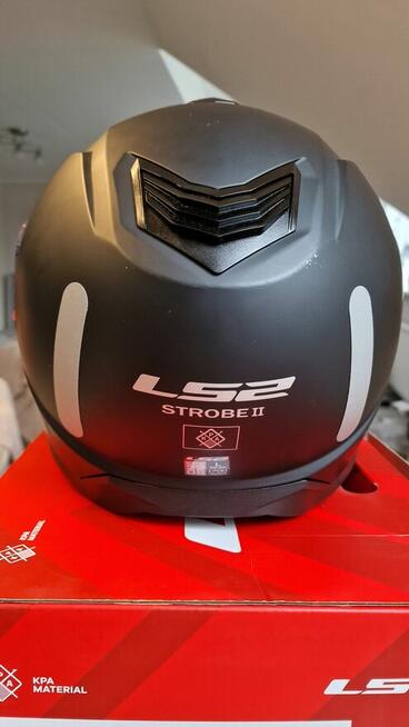 Kask Motocyklowy LS2 FF908 Szczękowy, Czarny Mat