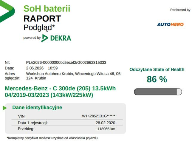 Mercedes C 300 PHEV full LED navi klima auto grzane fotele kamera i czujniki parkowan