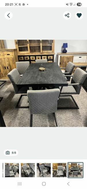 6 krzesła-foteliki loft