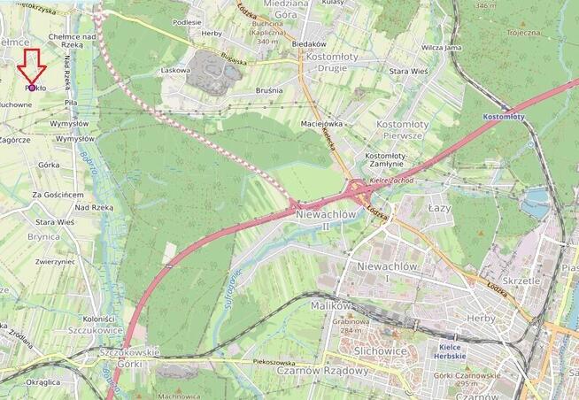 37 zł/m.kw., 10km od Kielc