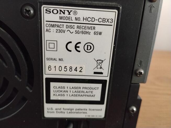 Sony radio plus cd