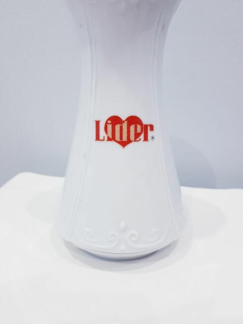 Logowany wazonik z porcelany Chodzież + gratis