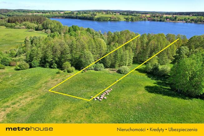 Działki z linią brzegową jeziora Dłużec - Mazury