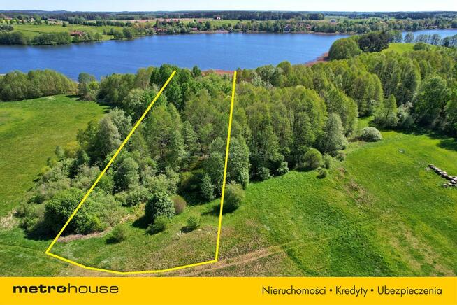 Działki z linią brzegową jeziora Dłużec - Mazury
